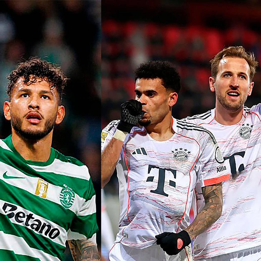 El delantero samario Luis Javier Suárez es una de las figuras del Sporting de Lisboa portugués. El extremo guajiro Luis Díaz es el mejor fichaje del Bayern Múnich. Foto: Getty