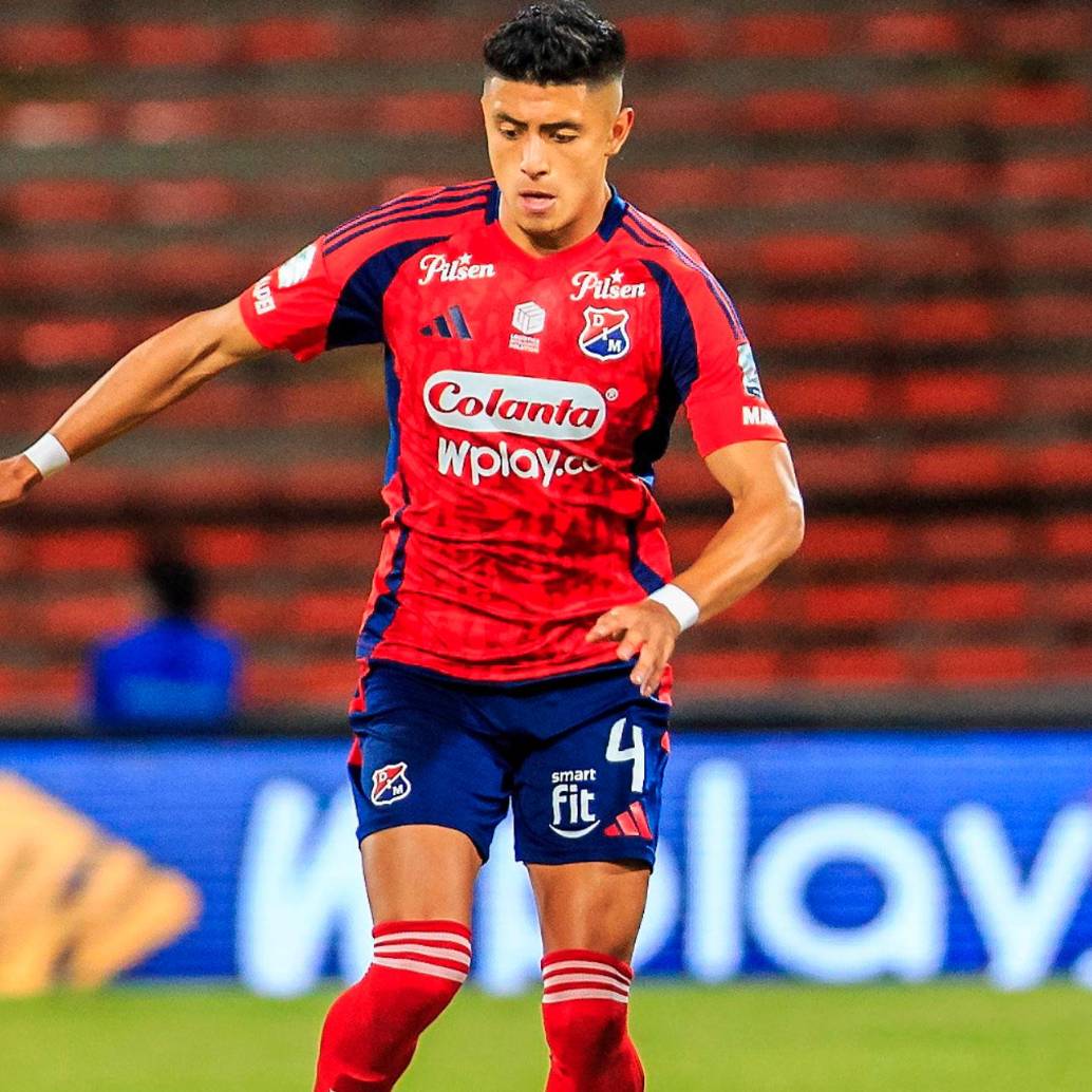 El defensa central Kevin Mantilla es uno de los referentes de la defensa del Medellín para el primer semestre del 2026. El futbolista está a préstamo desde Talleres de Córdoba de Argentina. Foto: Camilo Suárez