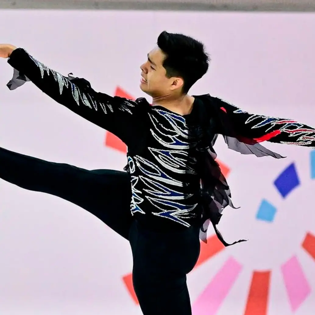 El deportista vallecaucano Brayan Carreño es uno de los mejores patinadores artísticos del mundo. Foto: tomada del Instagram de @Comité Olímpico Colombiano