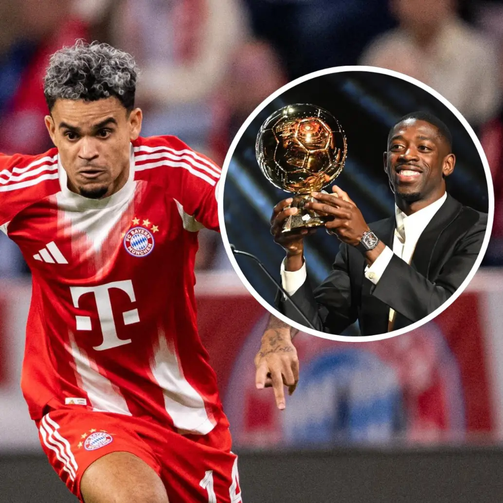 Actualmente, Luis Díaz es el jugador estandarte de Colombia en el mundo, luego de sus actuaciones destacadas con Selección Colombia y Bayern Múnich. FOTO: Redes sociales @FCBayern y @ballondor