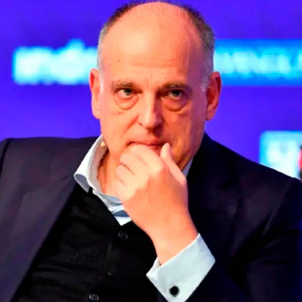 El presidente de LaLiga de España, Javier Tebas, tiene una tensión con el Real Madrid desde hace varios años. Foto: AFP