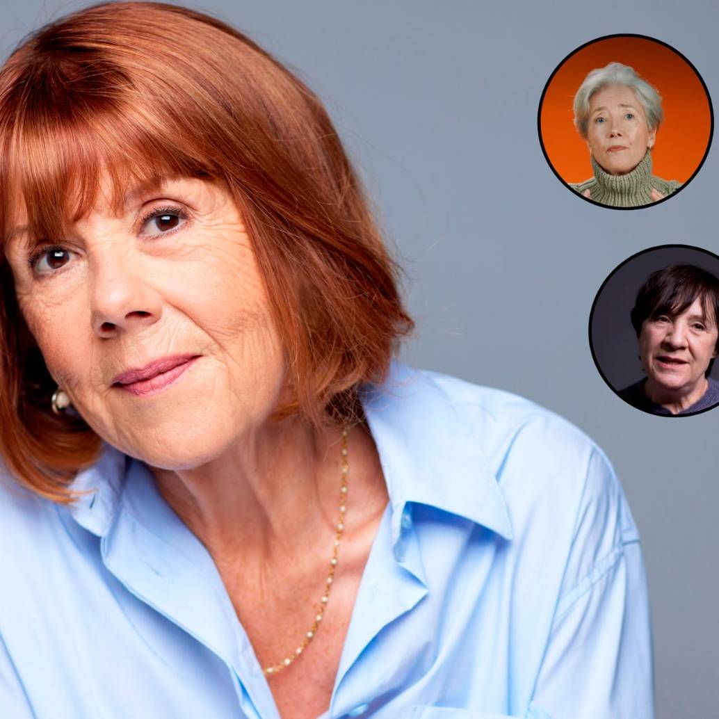 El libro de Gisèle Pelicot se lanzó este martes 17 de febrero en más de 20 países en el mundo. En los círculos, las actrices que serán las voces del audiolibro en inglés y español. Foto Cortesía Pascal Ito / Editions Flammarion y @penguinau