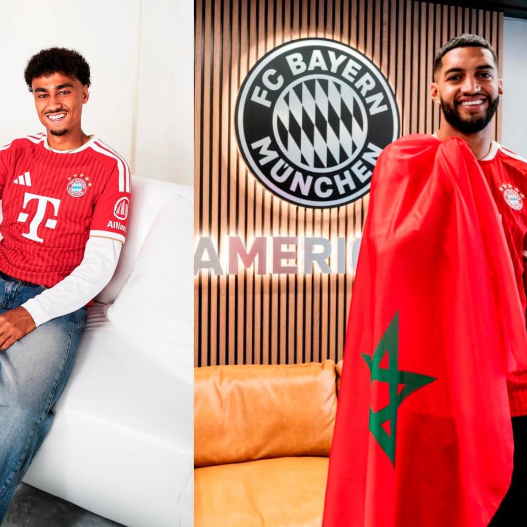 Bayern Múnich presentó a Brown y Saibari como sus nuevos jugadores. FOTO: <b>X FCBayern</b>