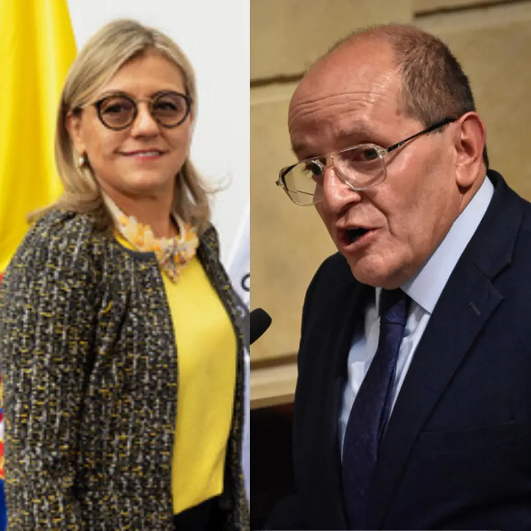 De izquierda a derecha: Fabiola Márquez, Álvaro Echeverry y Alba Lucía Velásquez. Foto: Colprensa/CNE