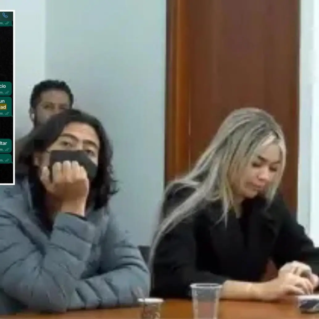 La exesposa de Nicolás Petro, compartió hoy por redes sociales, un chat que develaría que el exdiputado le propuso “firmar un contrato de confidencialidad”. Foto: Colprensa/Redes Sociales @