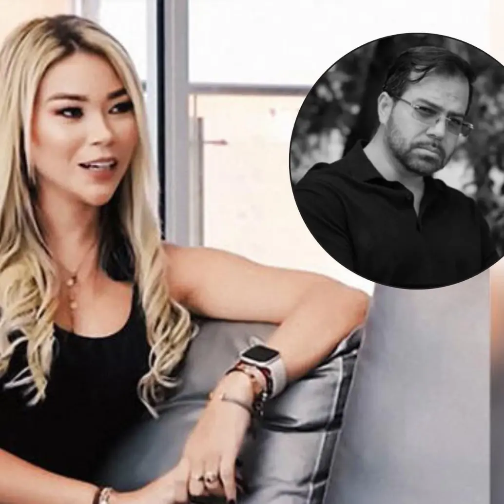 Day Vásquez, exesposa de Nicolás Petro y el abogado Alejandro Carranza. Foto: captura de video y redes sociales. 