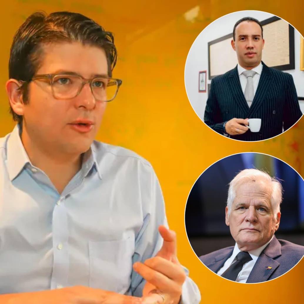 Miguel Uribe, asesinado en 2025. Arriba, el abogado Victor Mosquera, abajo, Miguel Uribe Londoño. Foto: El Colombiano y Colprensa