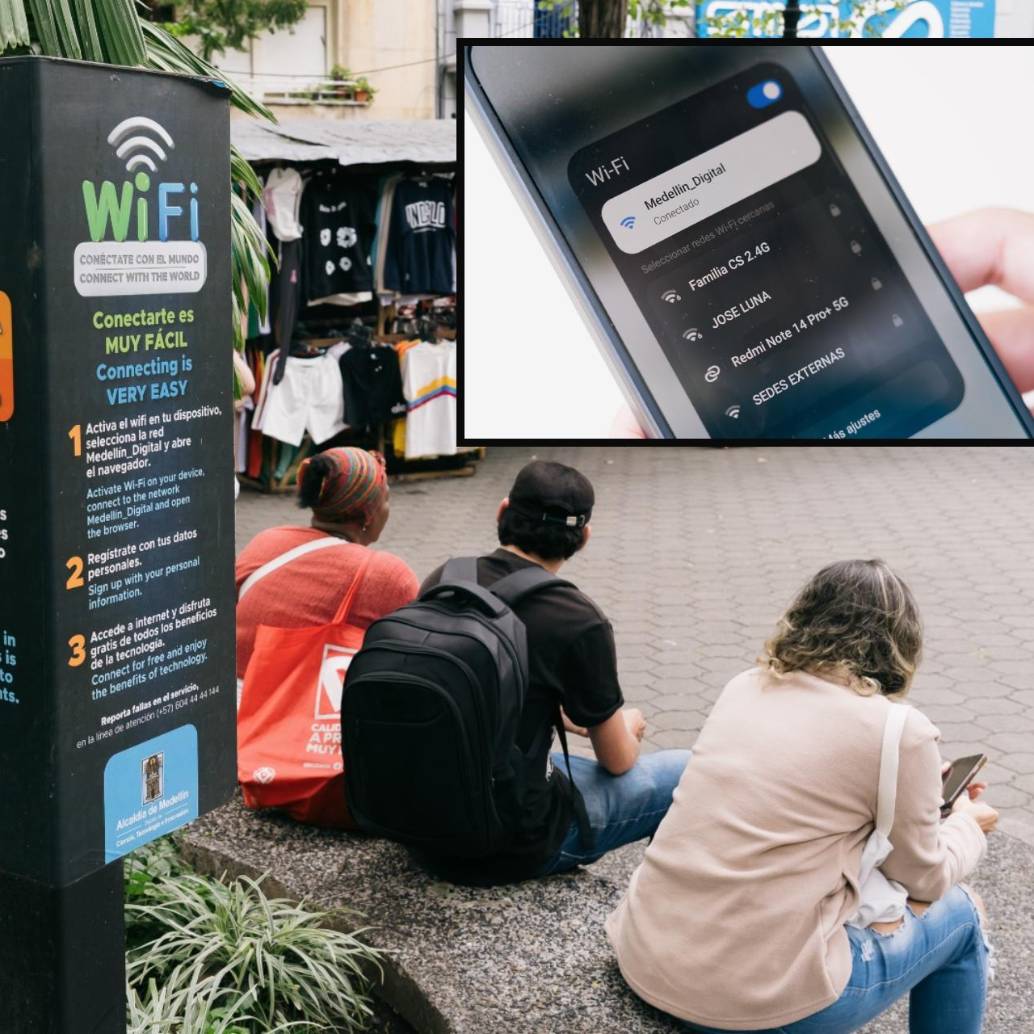 Estos tótems identifican las zonas donde hay WIFI gratis administrado por el Distrito. FOTO: Cortesía.