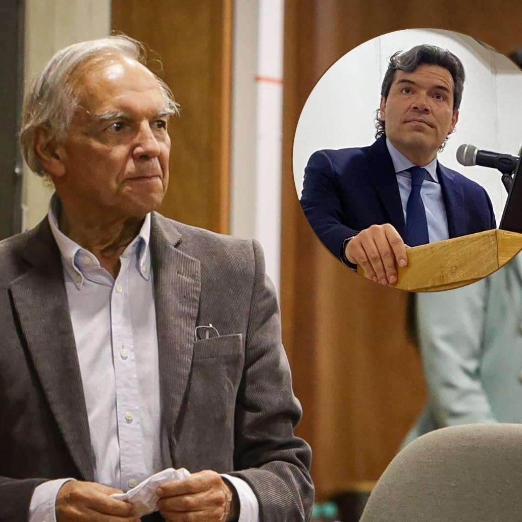 Exministro Ricardo Bonilla y su exdefensor Mauricio Pava. Foto: Colprensa