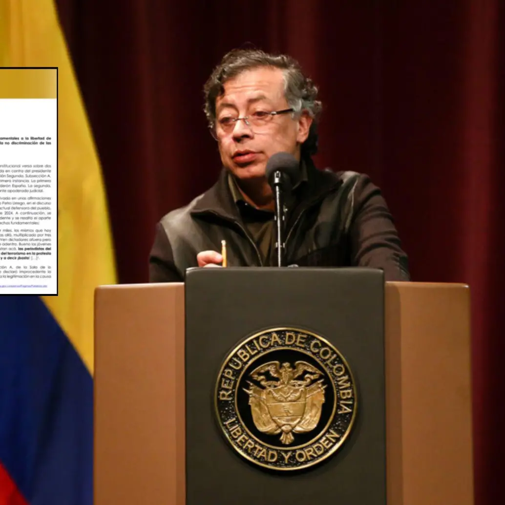 El presidente Gustavo Petro hizo cumplimiento a una orden de Corte Constitucional por unas palabras contras las mujeres periodistas. Foto: Colprensa