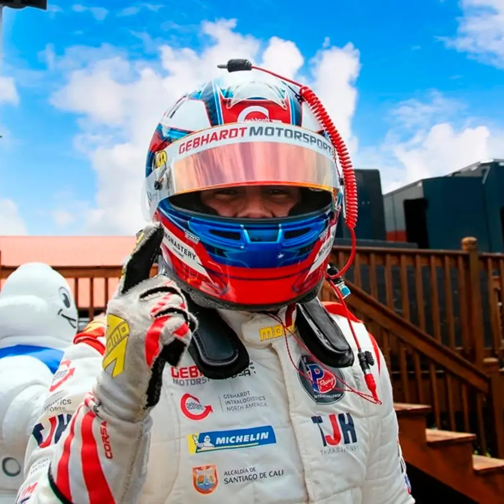 Óscar Tuno y su compañero Valentino Catalano lideran el campeonato de IMSA 2000 VP Challenge. FOTO: <b>Cortesía</b>