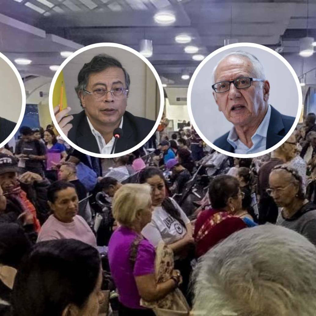 Gustavo Petro, el ministro Guillermo Jaramillo y el viceministro de protección social Luis Alberto Martínez tuvieron que ver con el decreto. Foto: Julio Herrera/Archivo