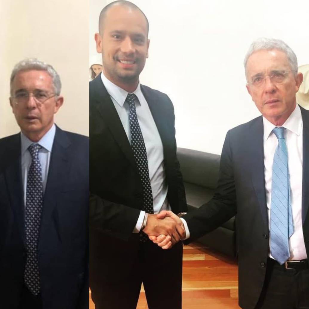 Diego Cadena, exabogado de Álvaro Uribe, en juicio por soborno a testigos. Foto: redes sociales