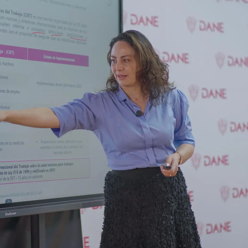 Piedad Urdinola, directora del Dane. FOTO: Cortesía Dane.