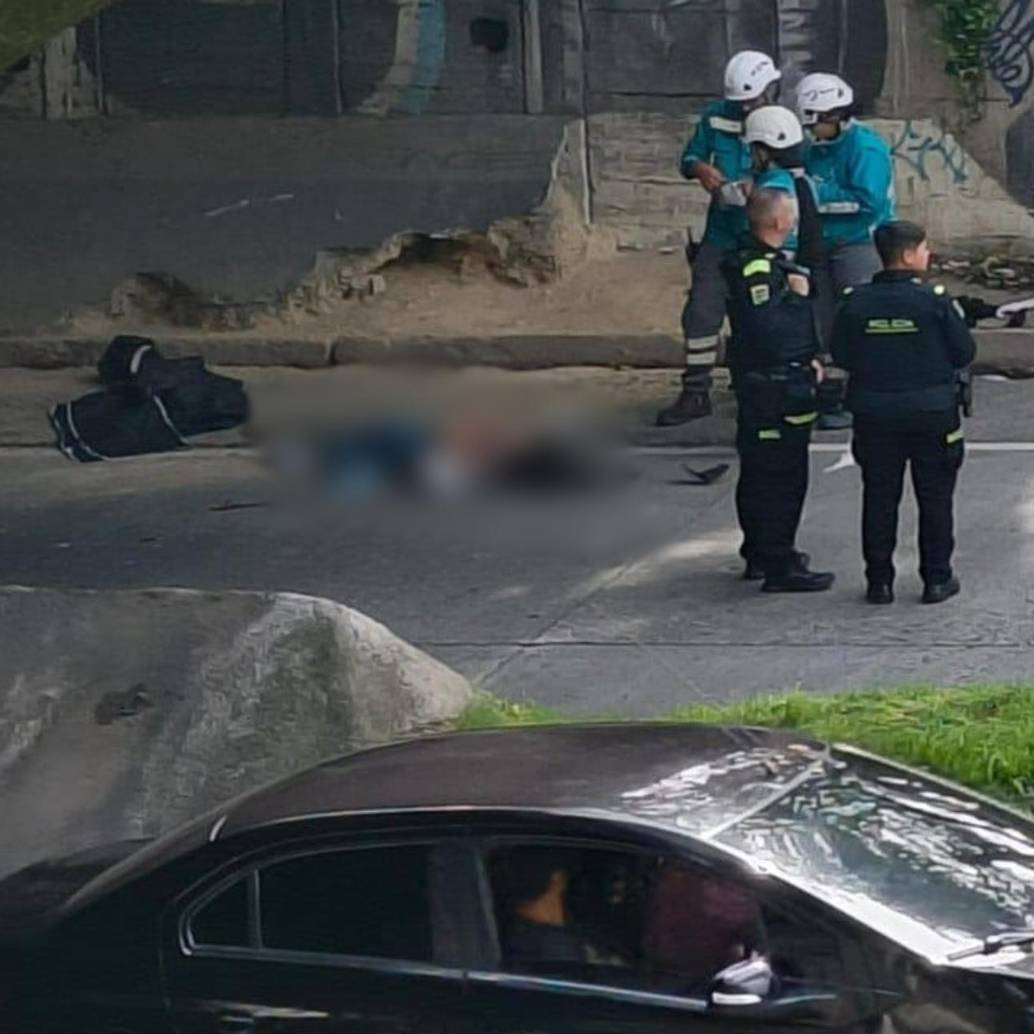 Escena de uno de los accidentes ocurridos en Medellín. FOTO: Cortesía