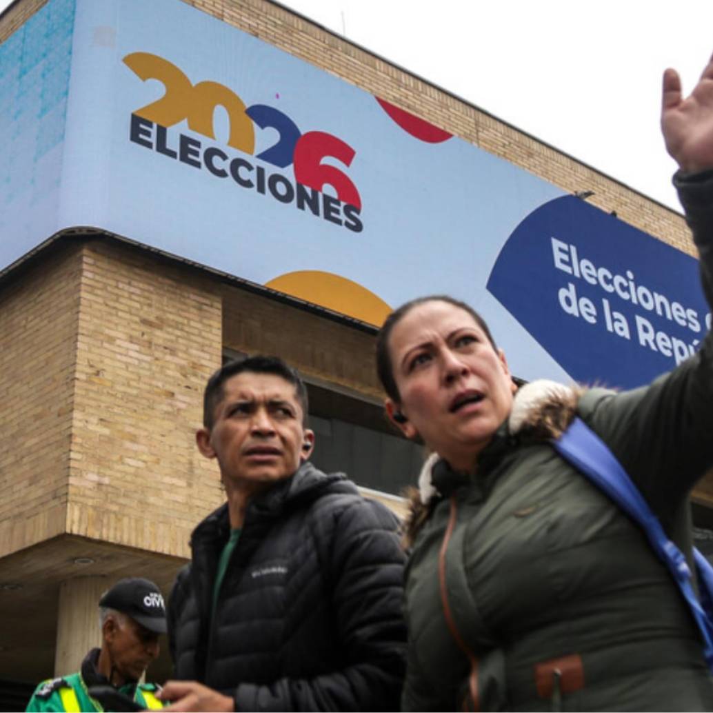 Corferias es uno de los recintos con mayor afluencia de votación en Bogotá. FOTO: Colprensa