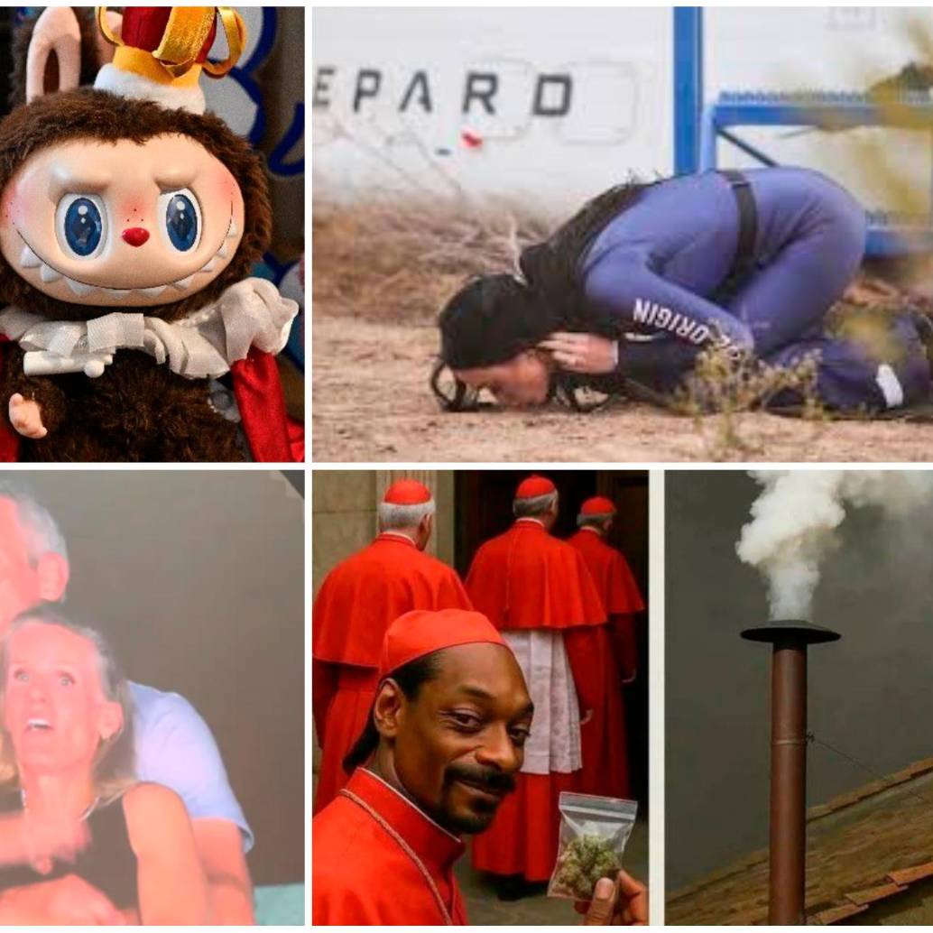 Memes, escándalos y escenas inesperadas marcaron la conversación digital de 2025. FOTOS AFP y tomadas de internet