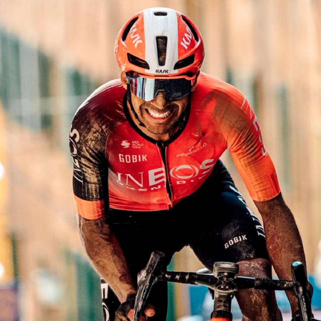 Brandon Rivera mostró valentía en el Giro de Italia. FOTO X-INEOS