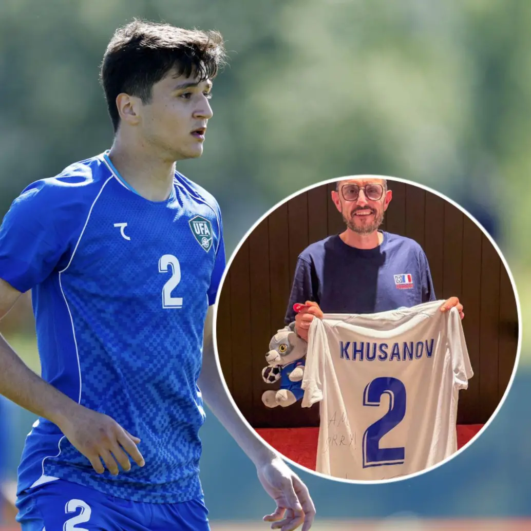 El camarógrafo salió lesionado tras una acción al minuto 33 donde Khusanov fue a cortar a Luis Díaz. Fotos: Getty Images y tomada de @thomasbullock_