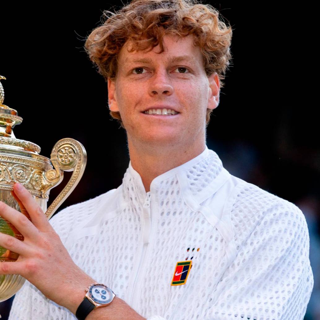 Jannik Sinner, número uno del mundo y actual bicampeón de Wimbledon. FOTO: <b>X Wimbledon</b>
