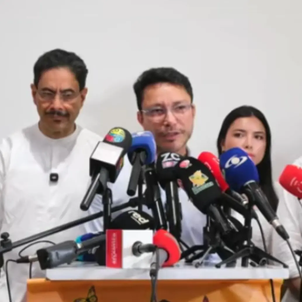 Carlos Caicedo se adhiere a la campaña de Iván Cepeda. Foto: captura de video
