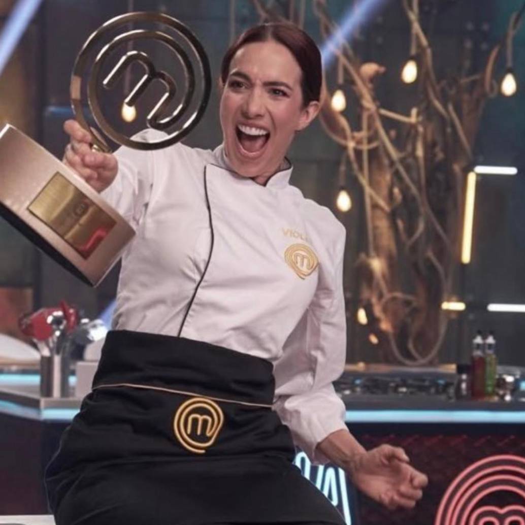 Violeta Bergonzi fue la ganadora de MasterChef Celebrity Colombia. FOTO: Cortesía Canal RCN y MasterChef Celebrity Colombia