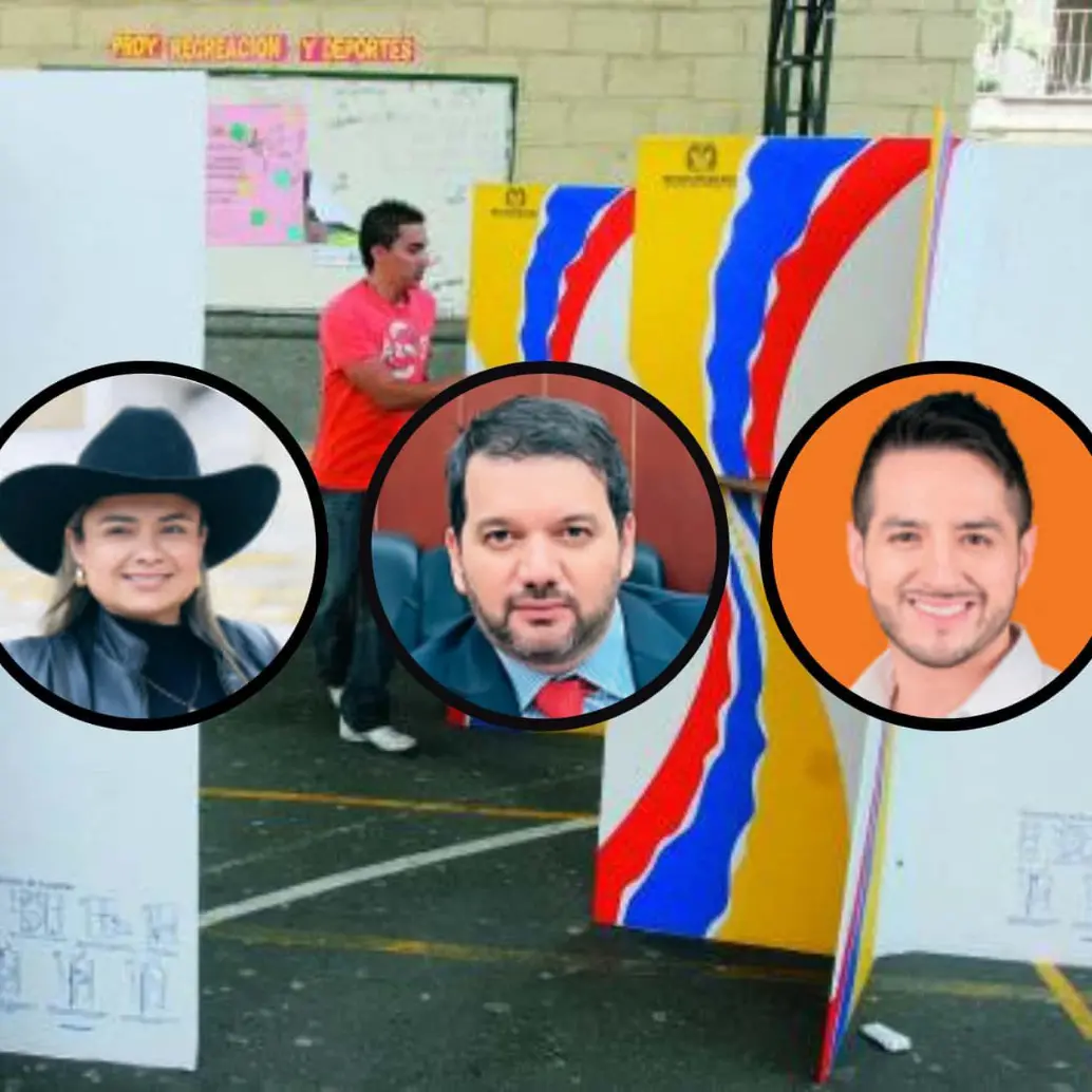 Jennifer Pedraza, Lina Garrido, Julio Chagüí y Juan David Duque, candidatos de las listas analizadas para esta entrega. Foto: Juan Antonio Sánchez.