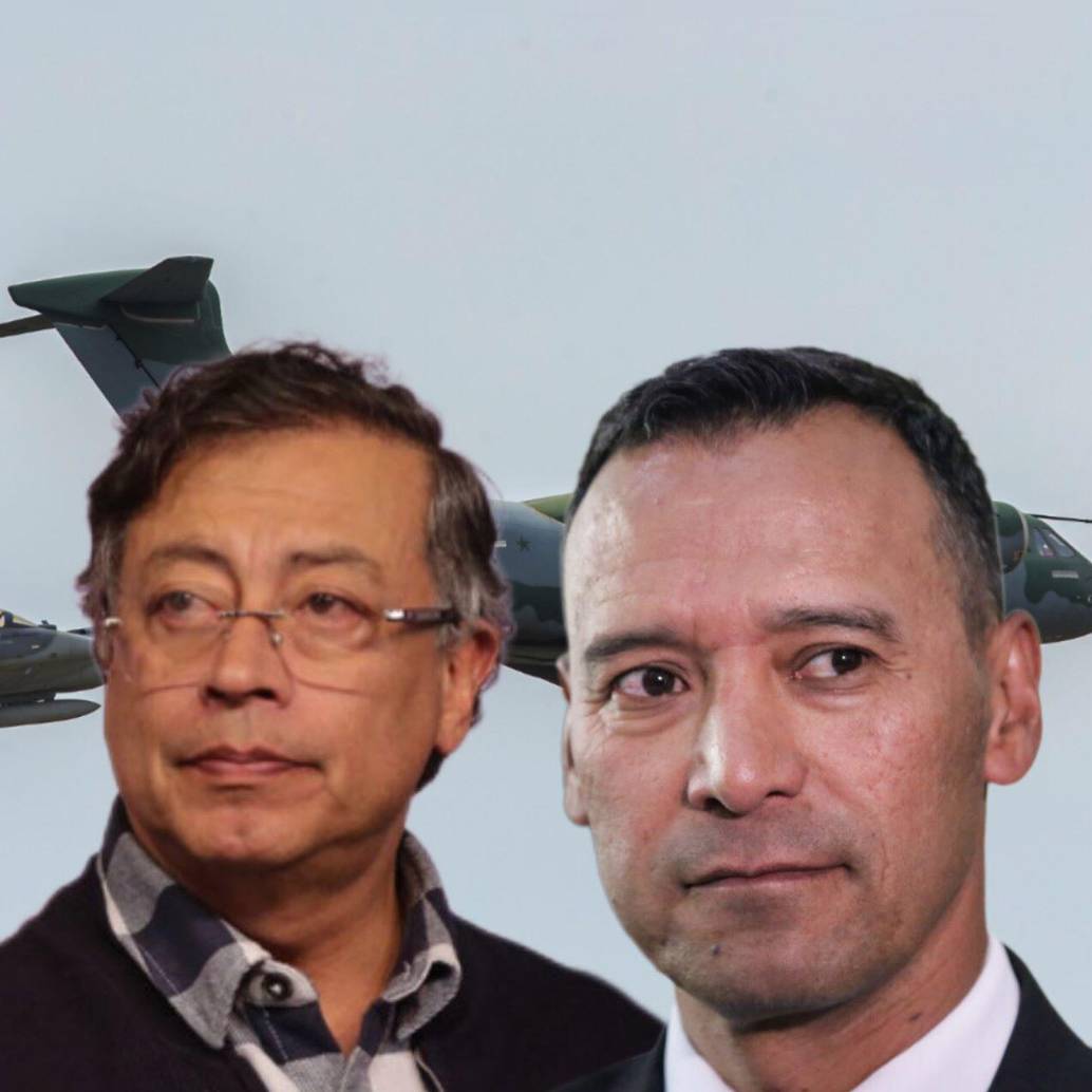La Comisión de Acusación investiga al presidente Gustavo Petro y al ministro de Defensa, Pedro Sánchez, por la compra de 17 aviones Gripen. Fotos: Andrés Camilo Suárez Echeverry y Colprensa