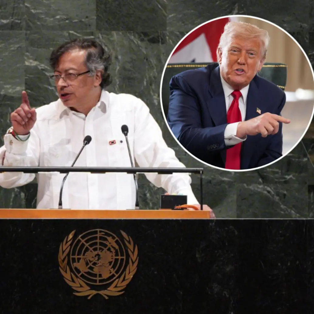 El presidente Gustavo Petro hizo varios señalamientos en contra de Donald Trump ante la Asamblea de las Naciones Unidas. Fotos: Presidencia y Getty Images