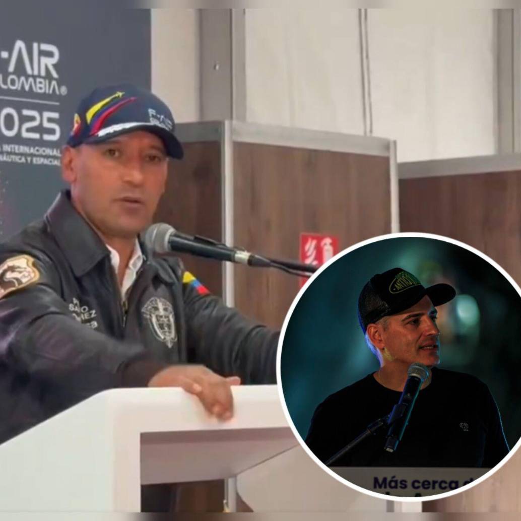 El general Pedro Sánchez destacó la estrategia que ha liderado el gobernador Rendón para la lucha contra las amenazas de inseguridad en la región. Fotos: Captura de video y Andrés Camilo Suárez Echeverry