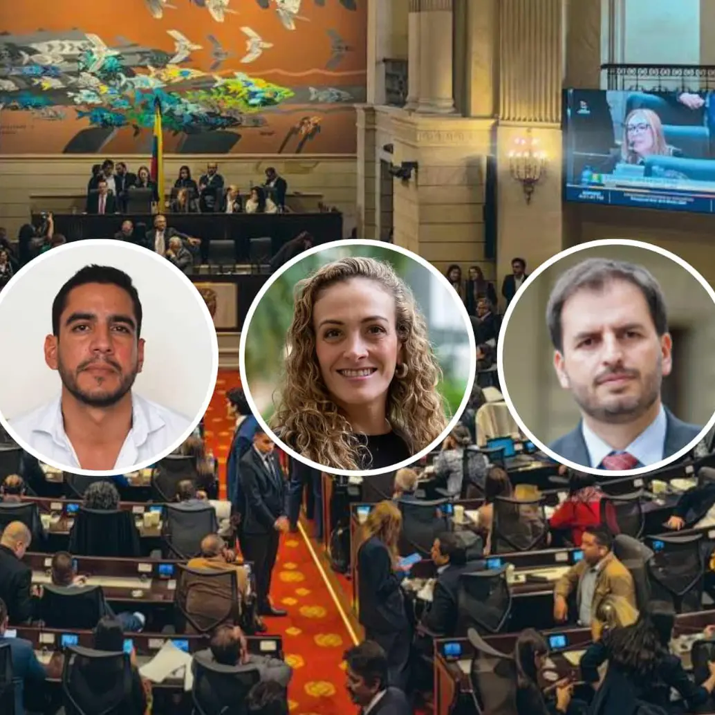 Sandra Ramírez, Álex Flórez, Juliana Gutiérrez y Andrés Forero, algunas de las figuras más relevantes de los partidos y movimientos mencionados. Foto: Archivo/Redes/Cortesía