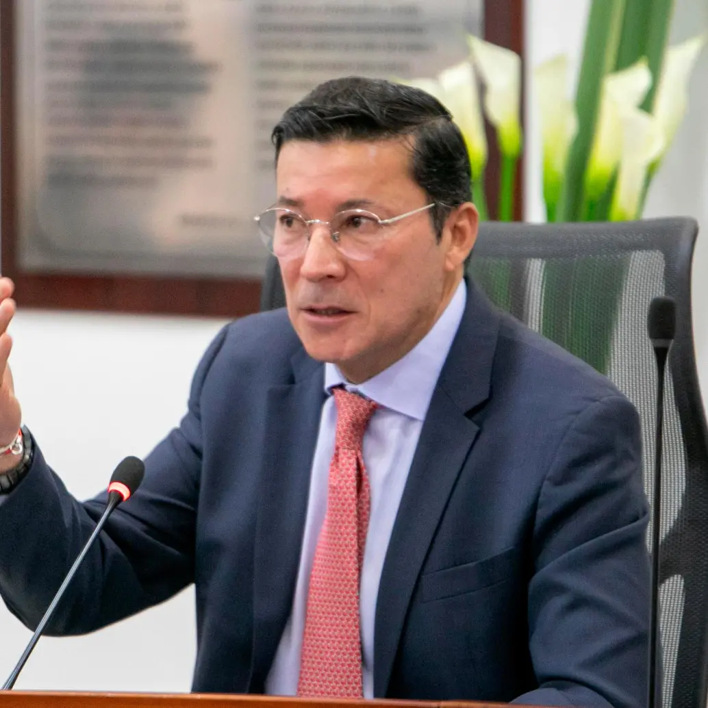Penagos anunció su propuesta para la integración de un organismo interinstitucional que luche contra el delito electoral. FOTO: REGISTRADURÍA