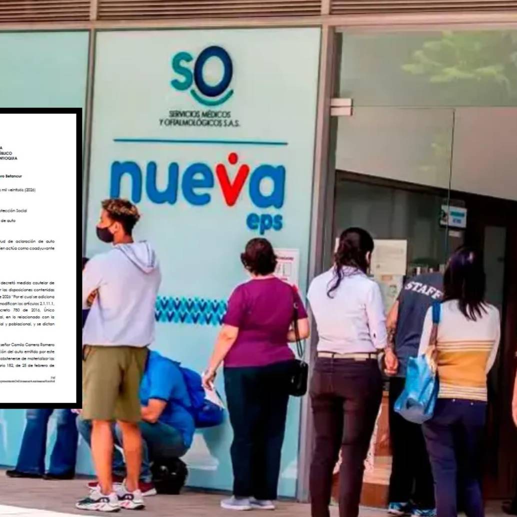 Con el decreto de MinSalud, Nueva EPS quedaba como única opción para afiliarse en el 45% de municipios de Colombia. Foto: Juan Antonio Sánchez/Redes sociales.