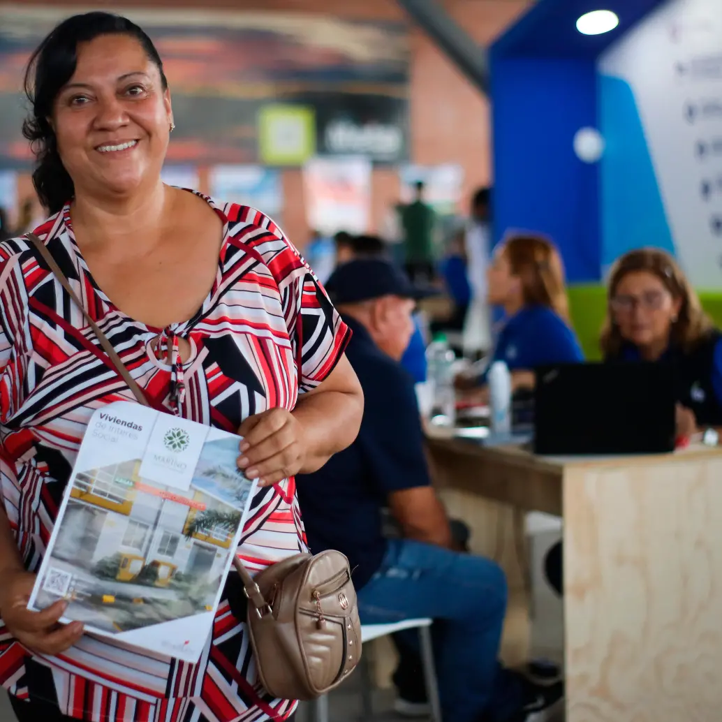 Feria FNA por Colombia en Plaza Mayor reúne oferta de vivienda con financiación total y asesoría gratuita para familias. FOTO CORTESÍA