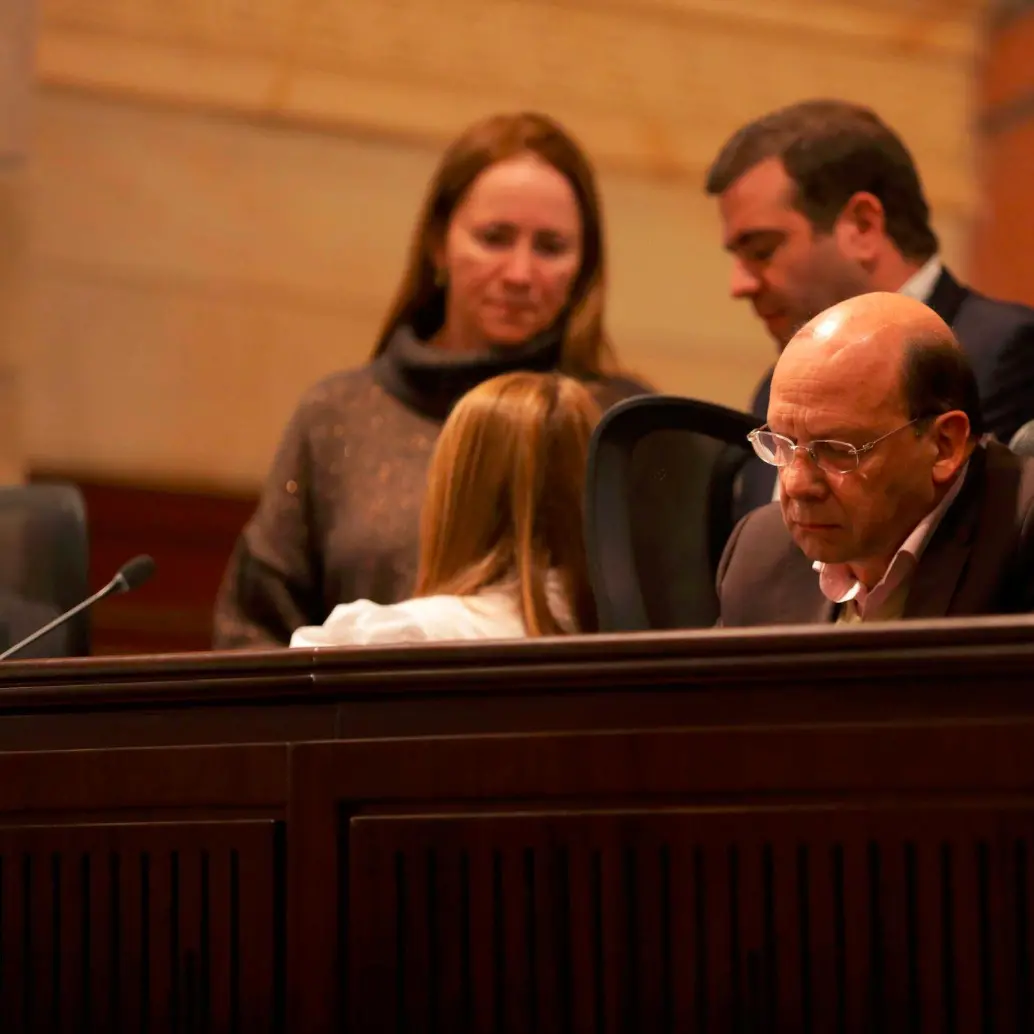 El ministro de Hacienda, Germán Ávila, radico la ponencia mayoritaria del Presupuesto General de la Nación. FOTO CORTESÍA. 