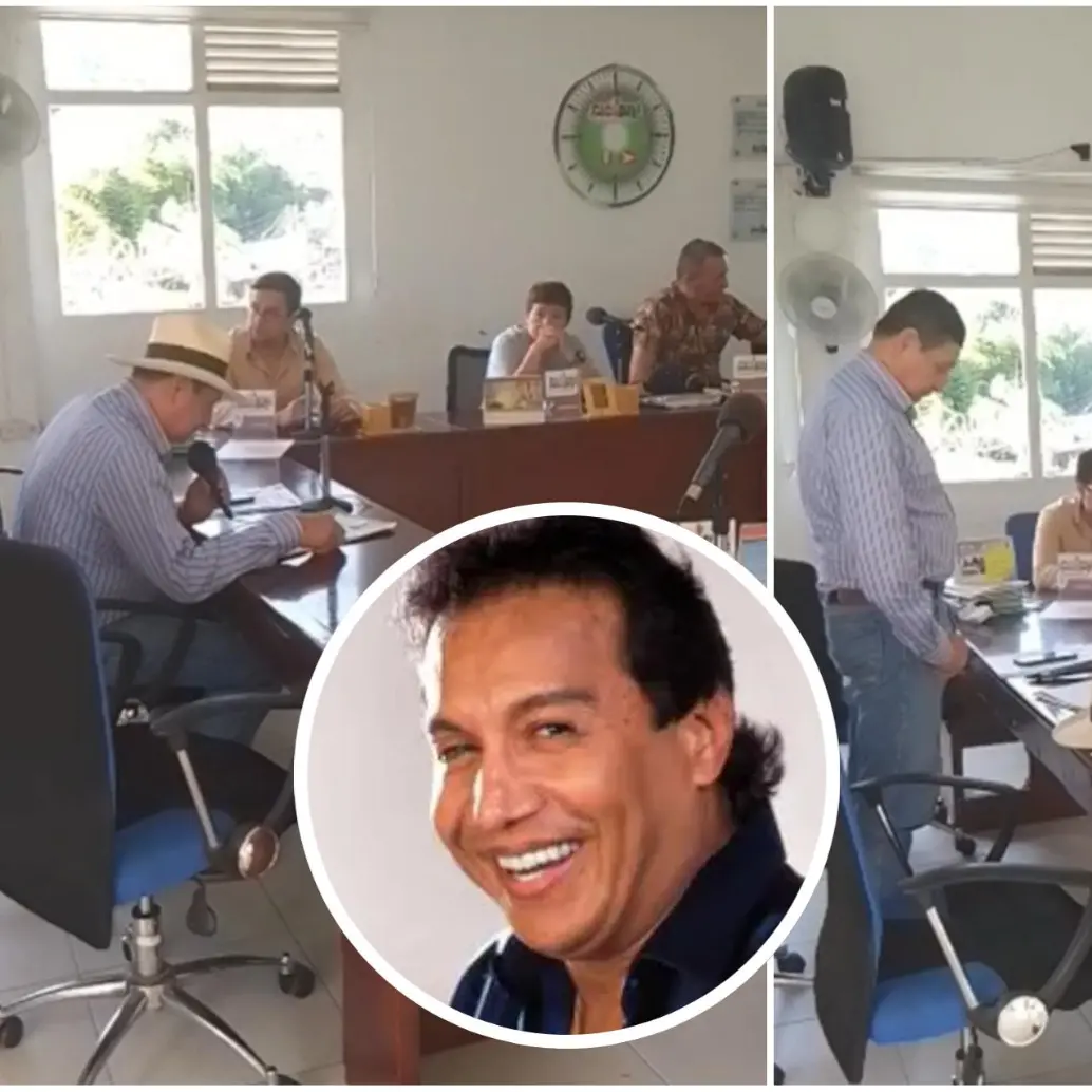 La figura de Diomedes Díaz sigue generando reacciones encontradas, y este martes 26 de mayo, su natalicio fue conmemorado de una forma singular en el Concejo de Cachipay, Cundinamarca. FOTO: Captura de video de redes sociales del Concejo de Cachipay, Cundinamarca.