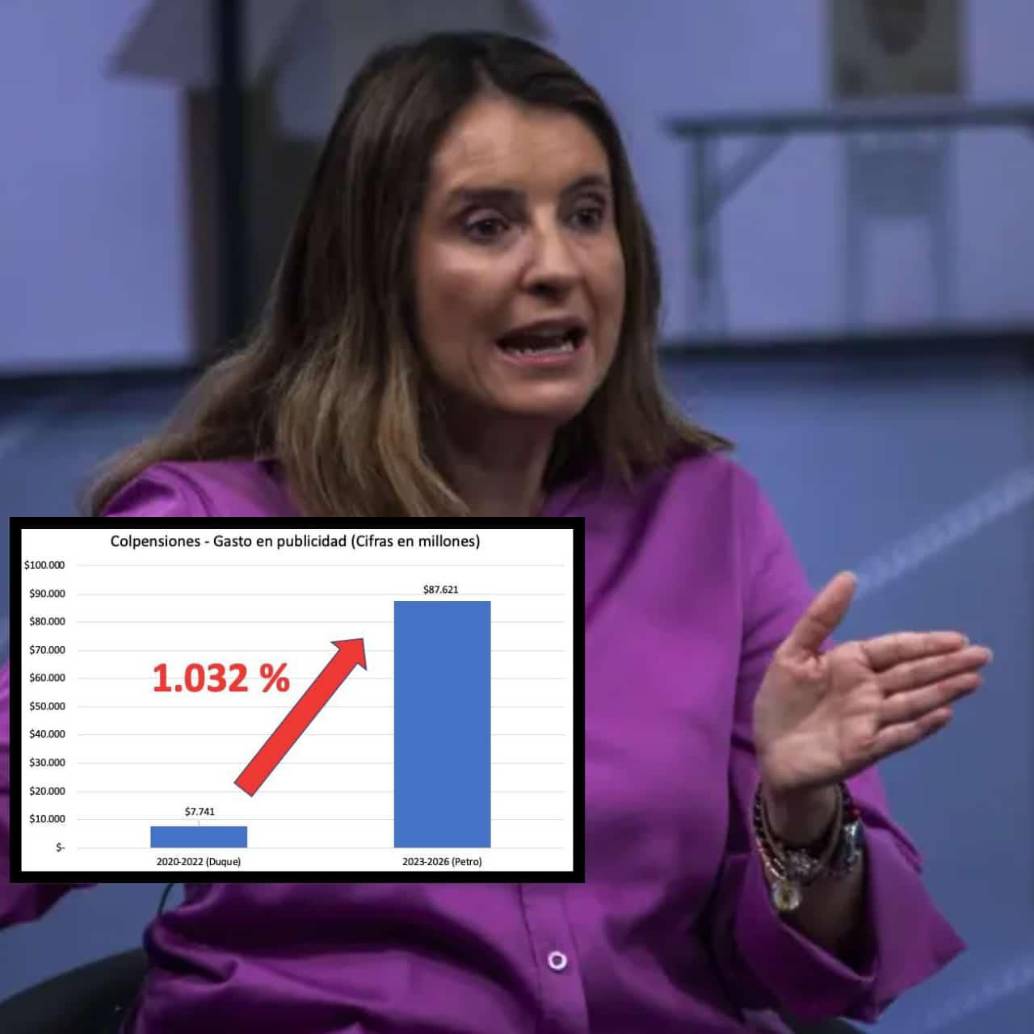 La candidata del Centro Democrático viene haciendo diferentes denuncias de lo que considera como “derroches” en el gasto público. Foto: Julio César Herrera