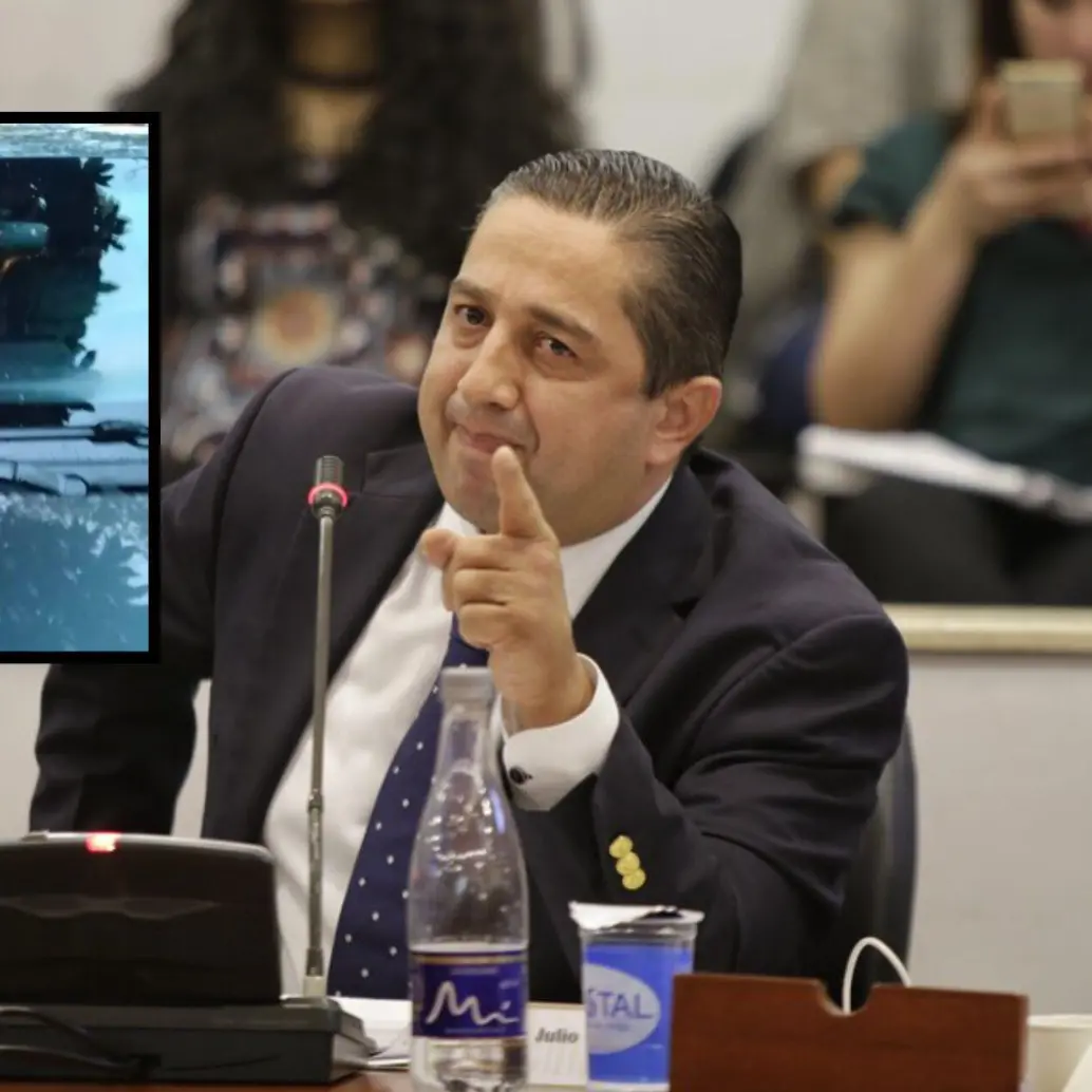 El representante Julio Cesar Triana fue atacado a bala mientras salía del municipio de La Plata, en Huila. Fotos: Colprensa y Cortesía