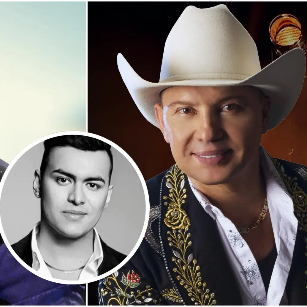 Los máximos exponentes de la música popular en Colombia se congregaron para honrar la memoria de su colega Yeison Jiménez. FOTO: Tomada de redes sociales Ciro Quiñonez y Giovanny Ayala