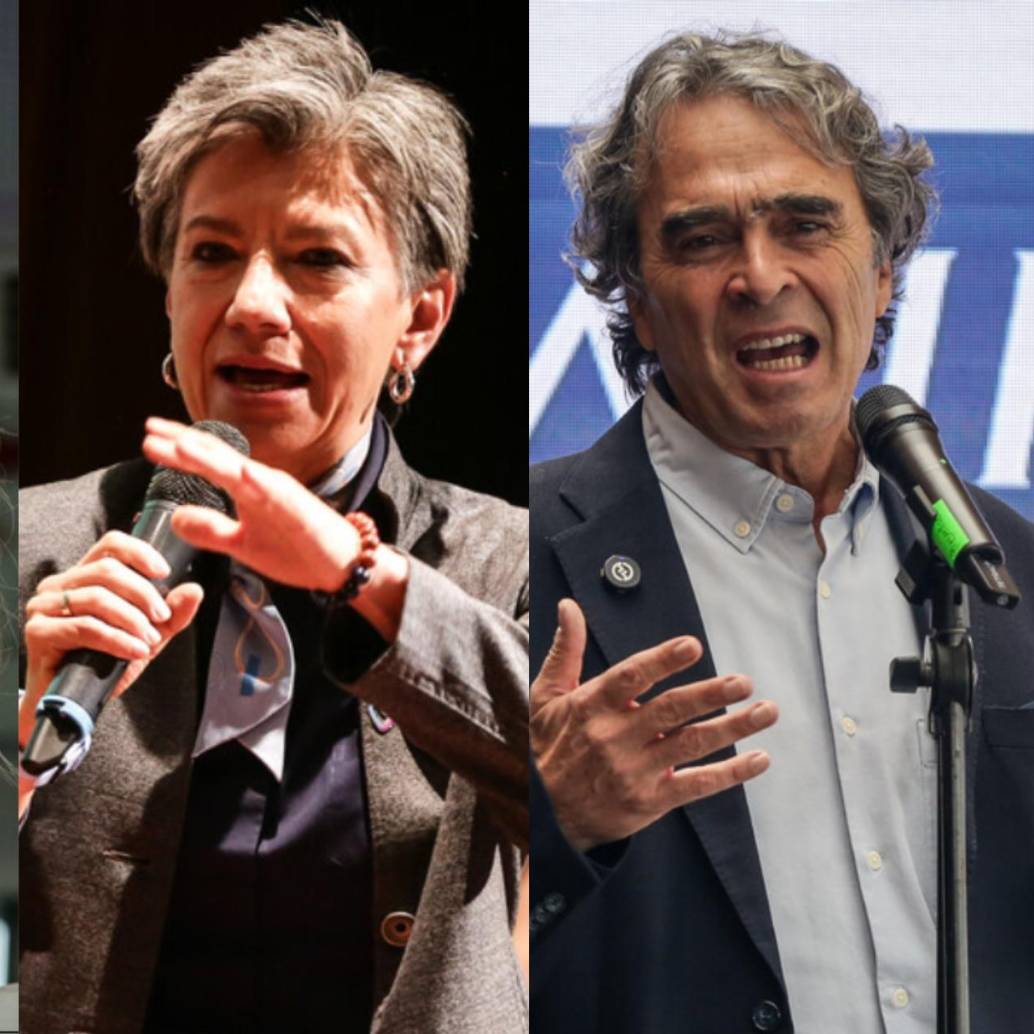 Los candidatos que confirmaron: Paloma Valencia, Claudia López y Sergio Fajardo. Foto: Colprensa