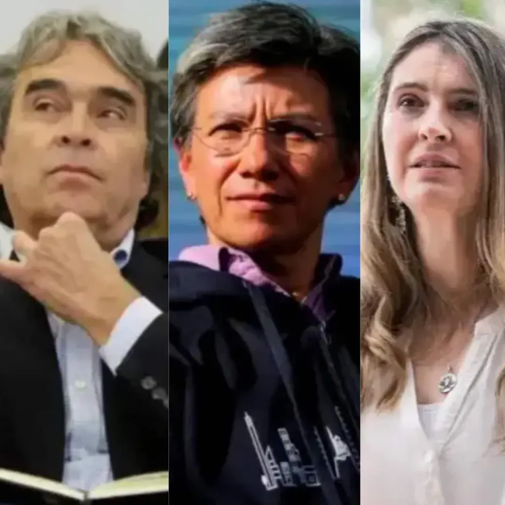 Los candidatos presidenciales debatieron sin la presencia de los punteros, Iván Cepeda y Abelardo de la Espriella. Foto: Colprensa/Camilo Suárez/Julio Herrera