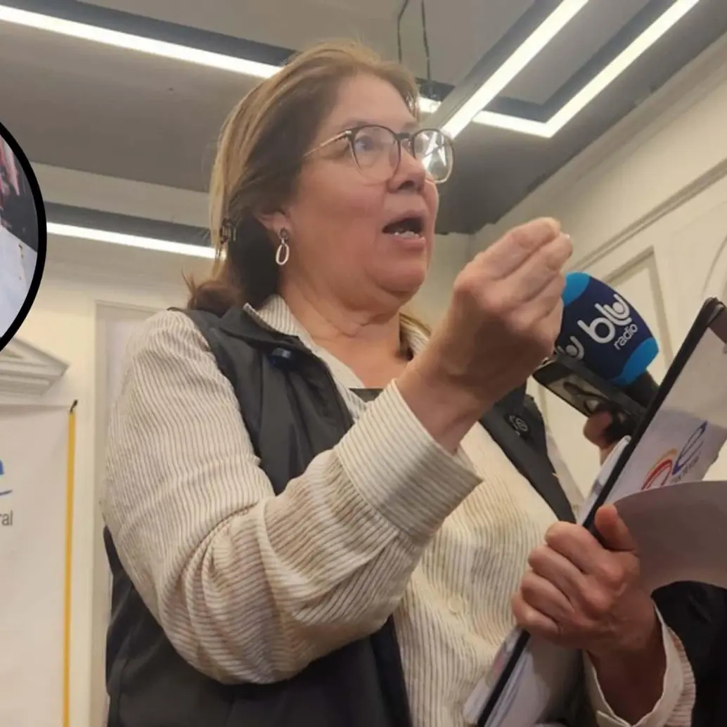 Alejandra Barrios, directora de la MOE, presentó las actualizaciones del informe al público. Foto: Colprensa.