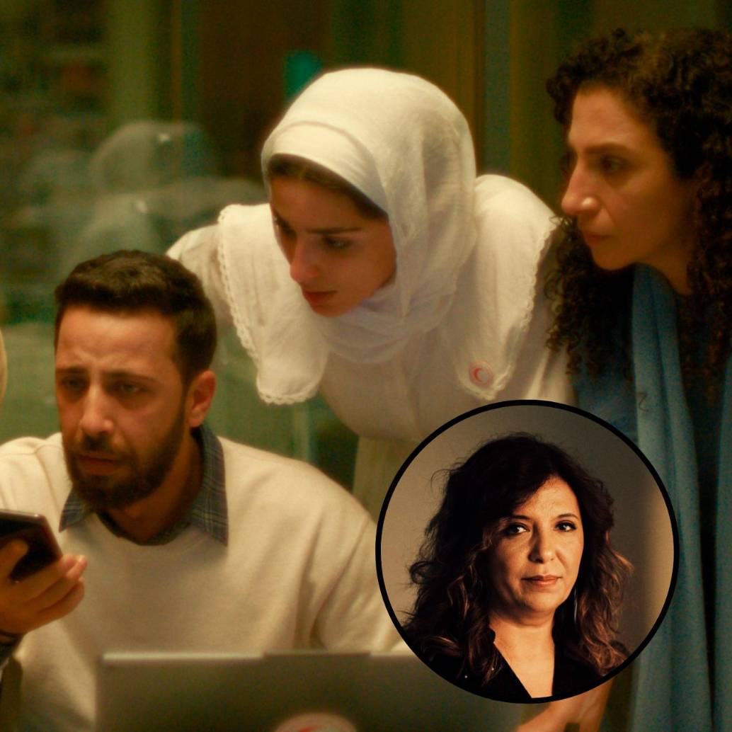 Los protagonistas de La voz de Hind son actores quienes interactuaron con la voz real de Hind. En el círculo la directora Kaouther Ben Hania. FOTOS Cortesía y Getty