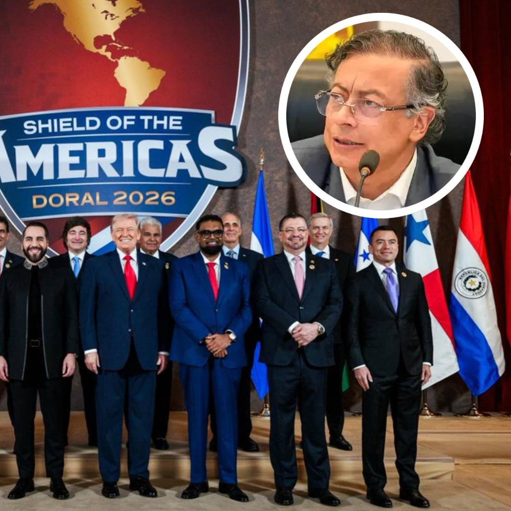 La Casa Blanca argumenta que el nivel de cooperación de la administración Petro es insuficiente, dejando a las tres economías más grandes de la región fuera de la coalición militar. FOTO: Cortesía Casa Blanca y Colprensa