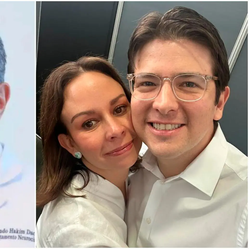 El médico Fernando Hakim estuvo al frente del equipo médico que atendió al senador Miguel Uribe Turbay por más de dos meses. FOTOS: Cortesía y tomada de Instagram @maclaudiat 