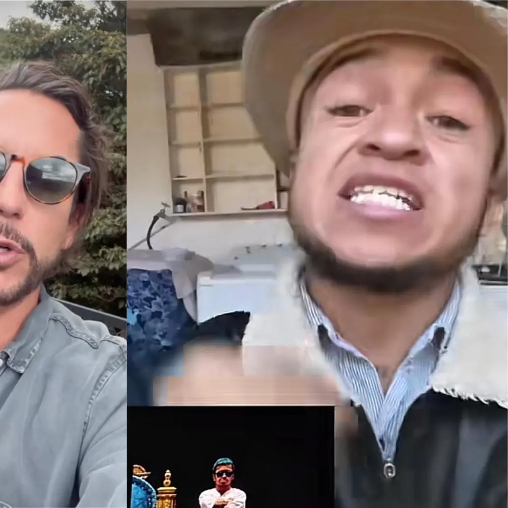 Alejandro Riaño y Jhon Alejandro Vargas. Fotos: captura de pantalla Instagram @alejandroria y captura de video TikTok