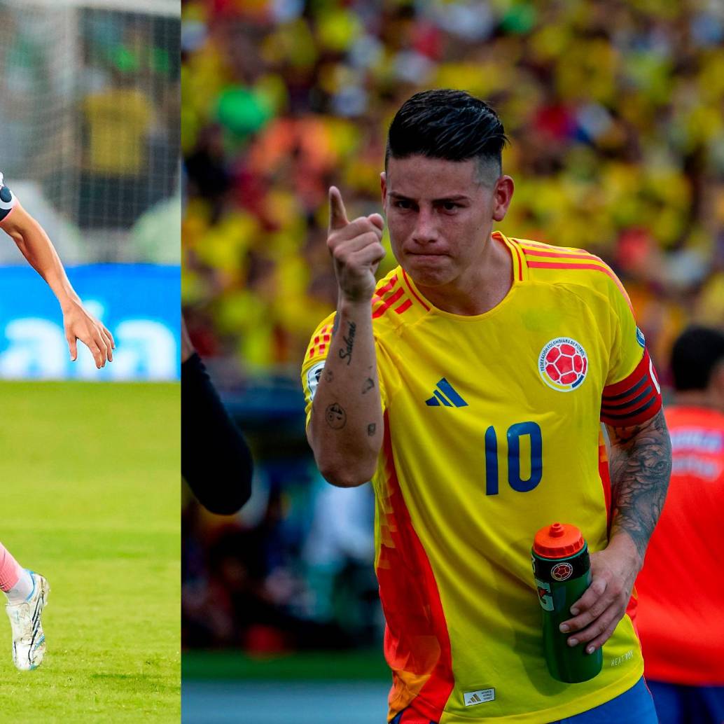 El futbolista argentino Lionel Messi es la gran figura del Inter Miami en esta temporada de la MLS. James Rodríguez es la gran contratación del mercado de pases 2026. Foto: Camilo Suárez y James Rodríguez