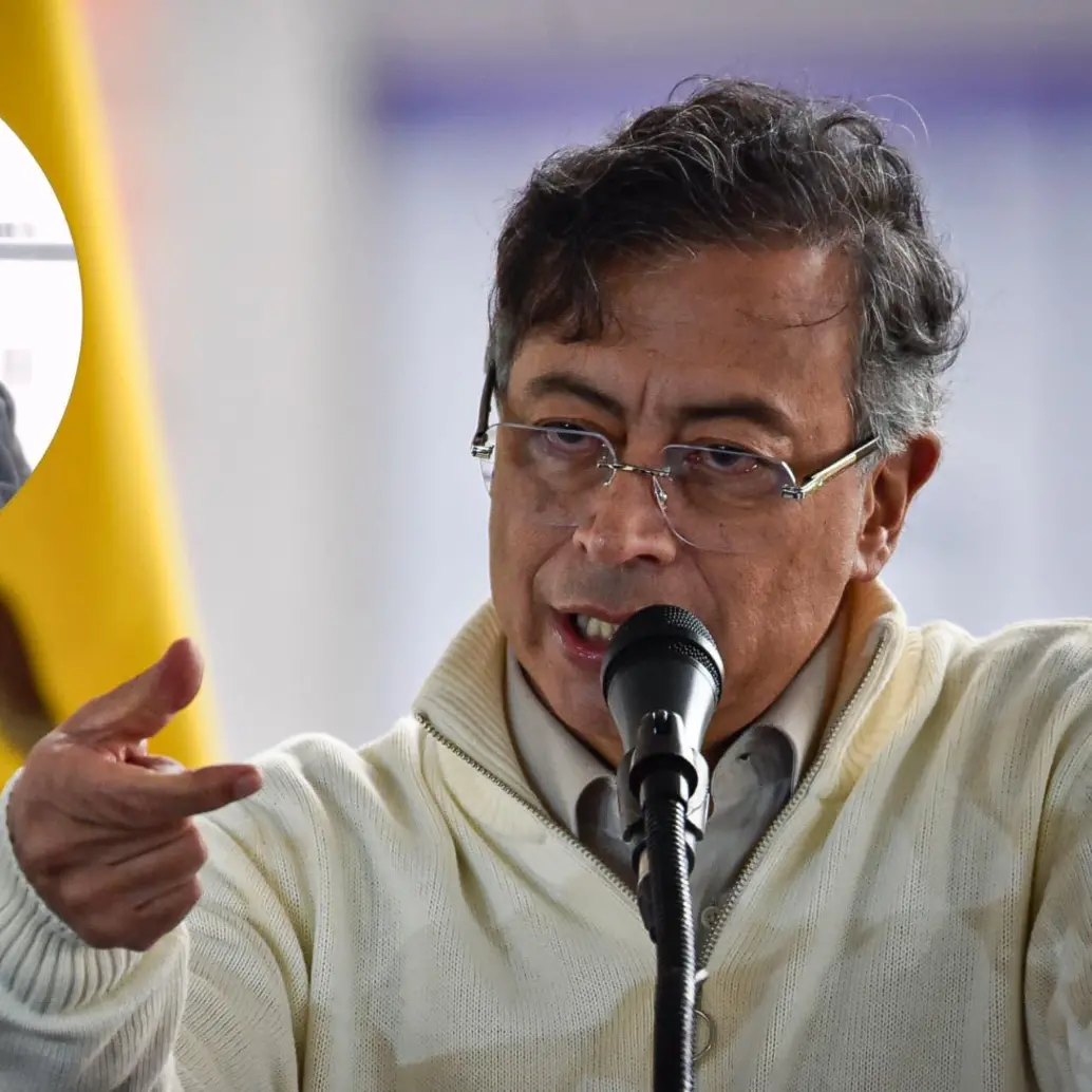 El presidente Gustavo Petro vinculó al fiscal Mario Burgos con carteles de narcotráfico. Foto: captura de video y Colprensa
