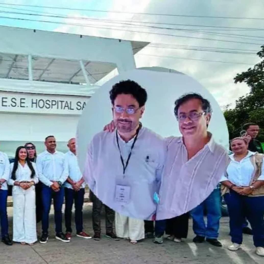 Desde hace tres años se conoce a Laza como el “zar de la contratación directa”. Es el segundo de izquierda a derecha. Fotos: Cortesía y MinSalud.
