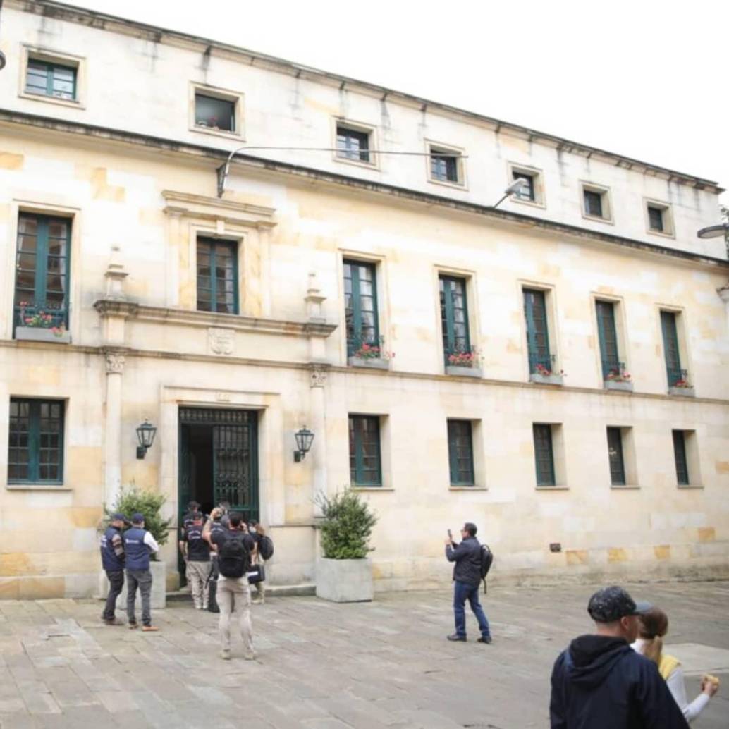 Palacio de San Carlos, donde funciona la Cancillería en Bogotá. Foto: Colprensa.